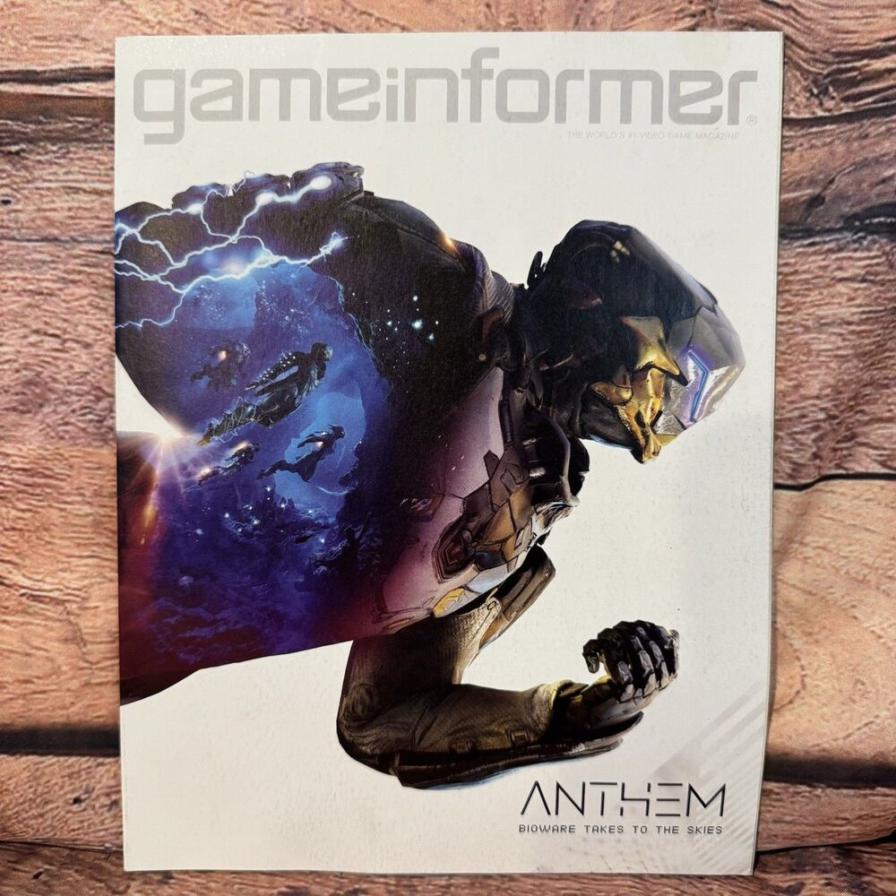Game Informer Magazine 303 July 2018 Anthem Cover BioWare Retro Gaming Art